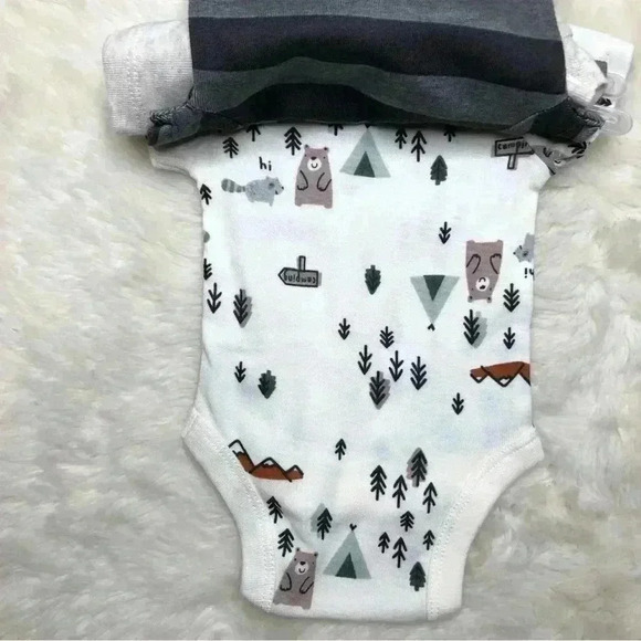 Gerber 3 Pack  Onesies New With Tags Size Preemie - Picture 7 of 16